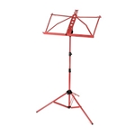 Accent Folding Aluminum Music Stand Red w/bag