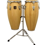 LP Aspire Conga Set w/ Stand Natural