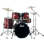 Pearl Drum Set FZH Forum Red Wine w/ 22