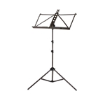 Accent Folding Aluminum Music Stand Gunmetal w/bag