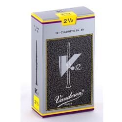 Vandoren V12 Clarinet Reeds 2.5