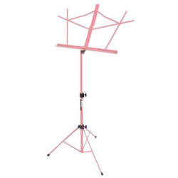 On-Stage Music Stand Folding w/ Bag Pink