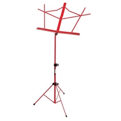 On-Stage Music Stand Folding w/ Bag Red