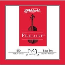 D'Addario String Bass 3/4 D Prelude