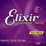 Elixir Polyweb Guitar Strings 12 String Light