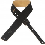 Levy's Suede Guitar Strap 2.5" Black