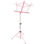 On-Stage Music Stand Folding w/ Bag Pink