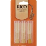 Rico 3 Pack Alto Saxophone Reeds 2