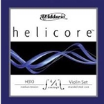 D'Addario Helicore Violin Strings 4/4 Set Alum Wound E