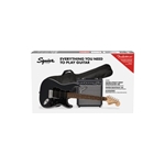 Fender Squier Affinity Strat HSS Electric Guitar Pack 15G Charcoal Frost Metallic