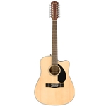 Fender CD-60SCE Acoustic-Electric Guitar 12 string Natural