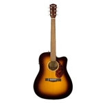 Fender CD-140SCE Dreadnought Acous-Elec Guitar Sunburst w/case