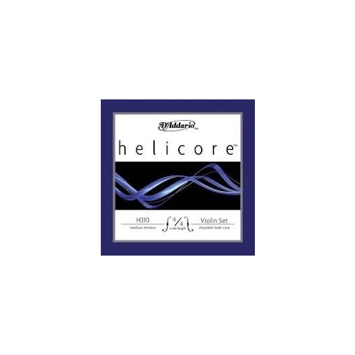 Eckroth Music - D'Addario Helicore Violin Strings 4/4 Set Alum Wound E