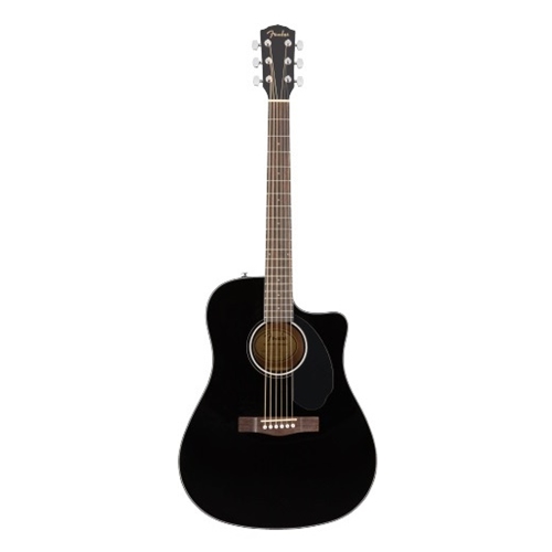Black acoustic on sale fender guitar