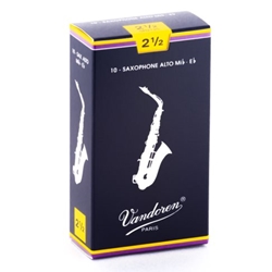 Vandoren Alto Saxophone Reeds 2.5