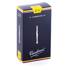 Vandoren Eb Soprano Clarinet Reeds 2.5