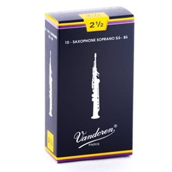Vandoren Soprano Saxophone Reeds 2.5