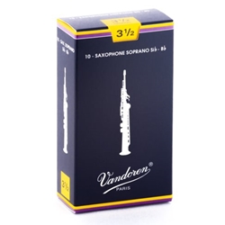 Vandoren Soprano Saxophone Reeds 3.5