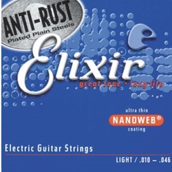Nanoweb Anti-Rust Electric Guitar Strings Light