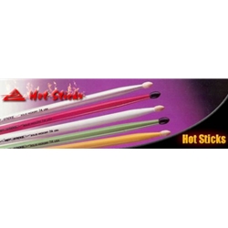 Hot Sticks Drum Sticks Hot Rock Blue Nylon Tip