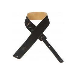 Levy's Suede Guitar Strap 2.5" Black