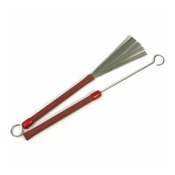 Ludwig Brushes Red Grooved