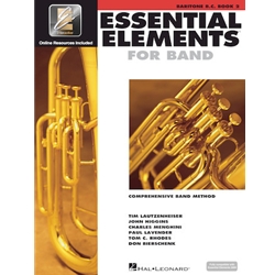 Essential Elements for Band Bk 2 With EEI Baritone Bass Clef