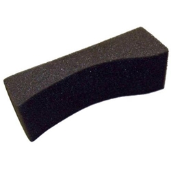 EMC Sponge Violin/Viola Shoulder Rest #4 Small Charcoal Gray