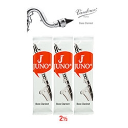 Juno Bass Clarinet Reeds 2.5 (3 Pack)