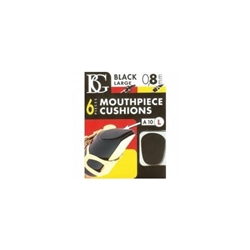 EMC Mouthpiece Patch Clarinet/Sax Black Large 0.8mm 6pk