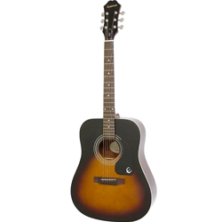 Epiphone DR 100 Dreadnought Acoustic Guitar Vintage Sunburst