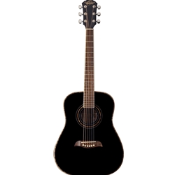 Oscar Schmidt Dreadnought Acoustic 3/4 Guitar Black