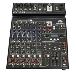Peavey 10 Channel Console Bluetooth Mixer