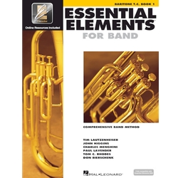 Essential Elements for Band Bk 1 With EEI Baritone Treble Clef