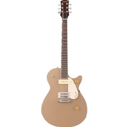 Gretsch 2806700544 G2215-P90 Streamliner Jr Jet Club Electric Guitar Sahara Metallic