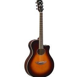 Yamaha Acoustic Electric Thinline Guitar Old Violin Sunburst