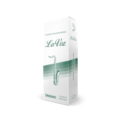 Rico Lavoz Tenor Saxophone Reeds Medium Soft (5 per box)