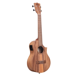 Kala Teak Tri-Top Tenor Ukulele w/ Cutaway & EQ