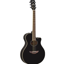 Yamaha Acoustic Electric Thinline Guitar Black