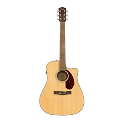 Fender CD-140SCE Dreadnought Acous-Elec Guitar Natural w/case