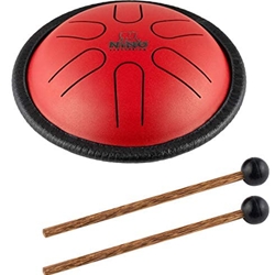 Meinl NINO Mini Steel Tongue Drum Red